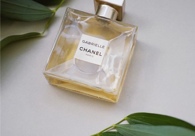 A Picture of a bottle of Gabrielle Chanel Perfume